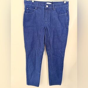 Onia designer dark wash classic denim jeans straight leg classic five pockets 32